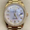 EW Factory Replica Rolex Day Date M128348RBR-0017 Ladies Gold Watch