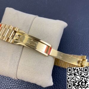 EW Factory Replica Rolex Day Date M128238-0022 Brown Dial Ladies Gold Watch