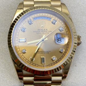 EW Factory Replica Rolex Day Date M128238-0008 Ladies Gold Watch