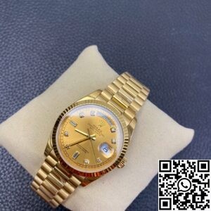 EW Factory Replica Rolex Day Date M128238-0008 Ladies Gold Watch