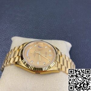 EW Factory Replica Rolex Day Date M128238-0008 Ladies Gold Watch