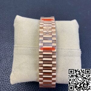 EW Factory Replica Rolex Day Date M128235-0037 Gradient Brown Dial Ladies Rose Gold Watch