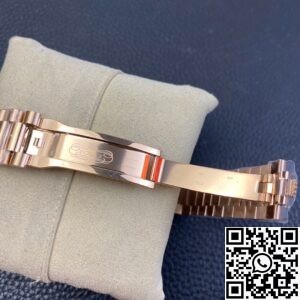 EW Factory Replica Rolex Day Date M128235-0037 Rose Gold Dial Ladies Rose Gold Watch