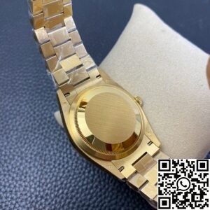 EW Factory Replica Rolex Day Date M128235-0037 Champagne Gold Watch