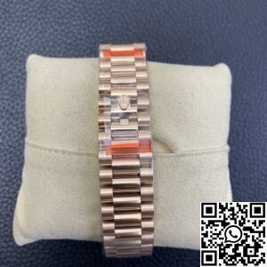 Replica Iced Out Rolex - Day Date Rose Gold Diamond BP Factory