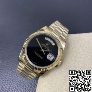 Custom Swiss Replica Rolex Day Date Dials Gold BP Factory