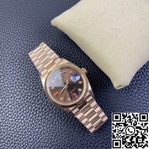 EW Factory Replica Rolex Day Date 118235 Rose Gold Watches
