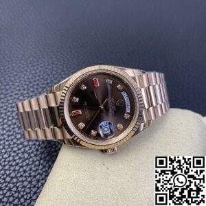 EW Factory Replica Rolex Day Date 118235 Rose Gold Watches