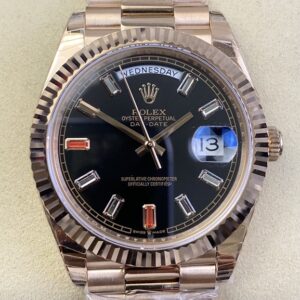 EW Factory Replica Rolex Day Date 218235-83215 Rose Gold Watches