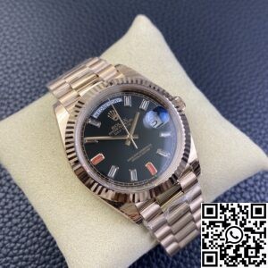 EW Factory Replica Rolex Day Date 218235-83215 Rose Gold Watches