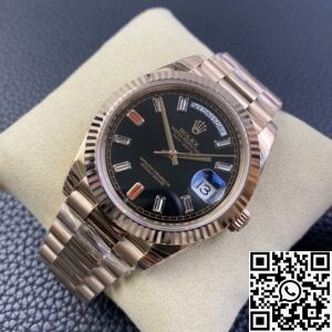 EW Factory Replica Rolex Day Date 218235-83215 Rose Gold Watches