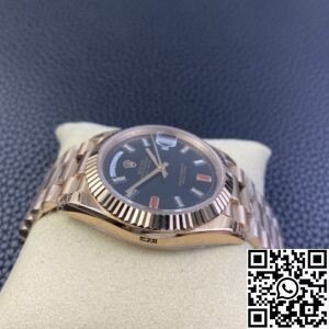 EW Factory Replica Rolex Day Date 218235-83215 Rose Gold Watches
