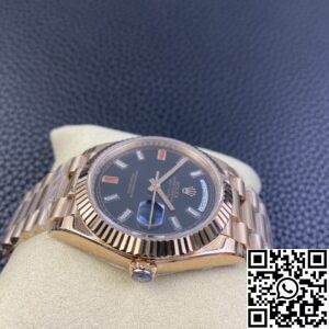 EW Factory Replica Rolex Day Date 218235-83215 Rose Gold Watches