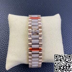 EW Factory Replica Rolex Day Date M218345RBR-0041 Rose Gold Watches