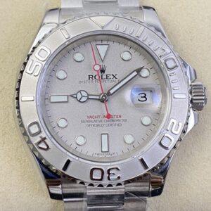 AR Factory Fake Rolex Yacht Master 16622 Silver Gray Dial Size 40mm Series