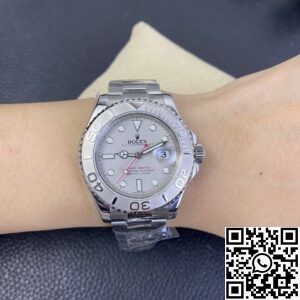 AR Factory Fake Rolex Yacht Master 16622 Silver Gray Dial Size 40mm Series