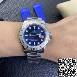 EW Factory Replica Rolex Yacht Master M126622-0002 Blue Dial Watches