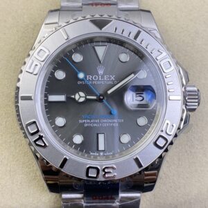 EW Factory Replica Rolex Yacht Master M126622-0001 Rhodium White Dial