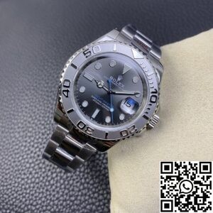EW Factory Replica Rolex Yacht Master M126622-0001 Rhodium White Dial