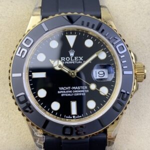 EW Factory Replica Rolex Yacht Master M226658-0001 Gold Watch