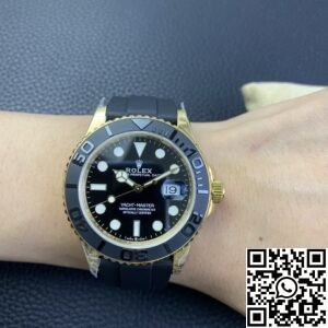 EW Factory Replica Rolex Yacht Master M226658-0001 Gold Watch