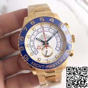 JF Factory Fake Rolex Yacht Master II 116688-78218 Gold Watch