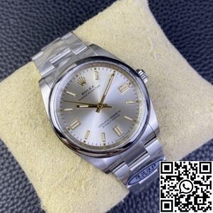 Clean Factory Replica Rolex Oyster Perpetual M126000-0001 Silver Dial