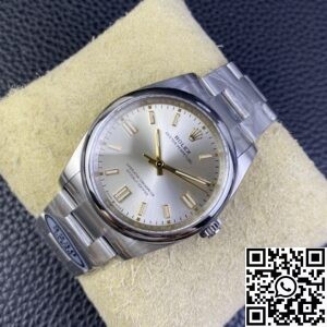 Clean Factory Replica Rolex Oyster Perpetual M126000-0001 Silver Dial