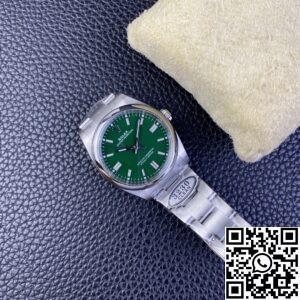 Clean Factory Replica Rolex Oyster Perpetual M126000-0005 Green Dial Watches