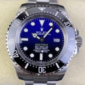 V9 Factory Fake Rolex Sea-Dweller M126660-0002 Gradient Blue Dial