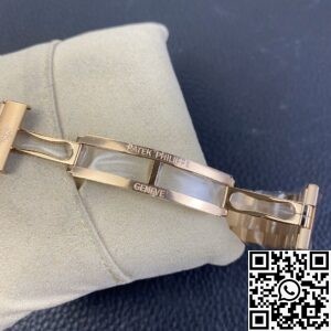 PPF Factory Fake Patek Philippe Nautilus 5711R White Dial Rose Gold Watches