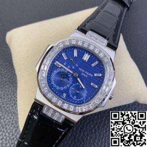 GR Factory Fake Patek Philippe Nautilus 5724 Diamond Bezel