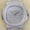 PPF Factory Fake Patek Philippe Nautilus 5719/1G-001 Full Diamond Watch