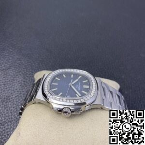 PPF Factory Fake Patek Philippe Nautilus 5711 Diamond Bezel Watches