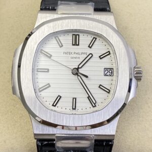 PPF Factory Replica Patek Philippe Nautilus 5711 White Dial Belt Model