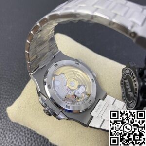 PPF Factory Replica Patek Philippe Nautilus 5711 White Dial Diamond Bezel Watches