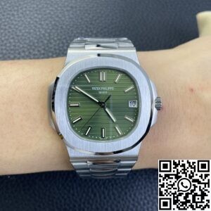 PPF Factory Replica Patek Philippe Nautilus 5711/1A-014 Green Dial