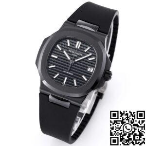 AET Custom Patek Philippe Nautilus Gradient Black Ceramic