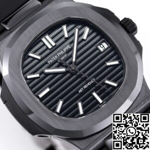 AET Custom Patek Philippe Nautilus Gradient Black Ceramic