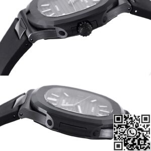 AET Custom Patek Philippe Nautilus Gradient Black Ceramic