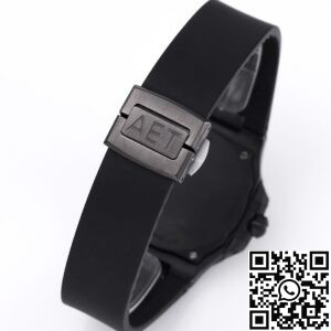 AET Custom Patek Philippe Nautilus Tiffany Blue Dial Black Ceramic Case