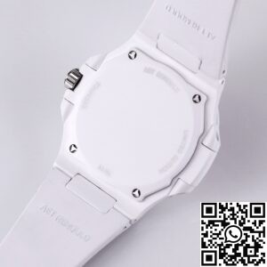 AET Custom Patek Philippe Nautilus Tiffany Blue Dial White Ceramic