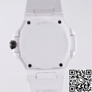 AET Custom Patek Philippe Nautilus Black Dial White Ceramic