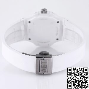 AET Custom Patek Philippe Nautilus Black Dial White Ceramic