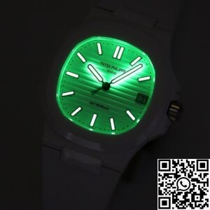 AET Custom Patek Philippe Nautilus White Ceramic