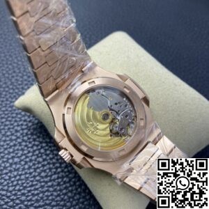 PPF Custom Patek Philippe Nautilus 5711 Red Diamond Rose Gold Watch