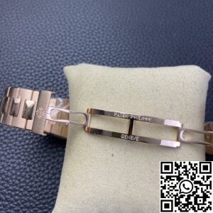 PPF Custom Patek Philippe Nautilus 5711 Red Diamond Rose Gold Watch