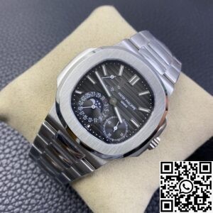 GR Factory Fake Patek Philippe Nautilus 5712 Dark Gray Dial Watches