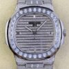 TW Factory Replica Patek Philippe Nautilus 5719/10G-010 Full Diamond Watch