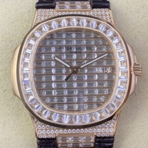 GS Factory Replica Patek Philippe Nautilus 5711R Diamond Watch